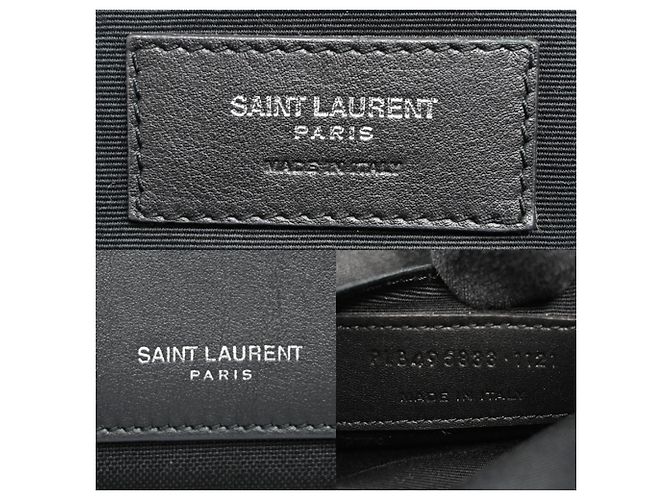 Saint Laurent Toy City Mini-Rucksack Schwarz - Ansicht 8