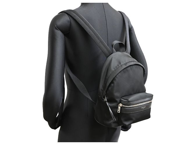 Saint Laurent Toy City Mini-Rucksack Schwarz - Ansicht 9