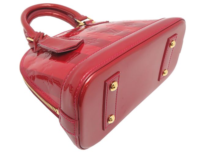Borsa Louis Vuitton Alma BB Rosso - vista 3