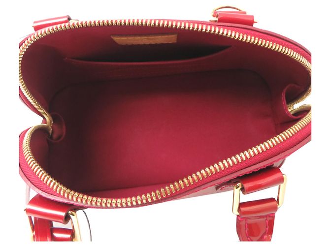 Borsa Louis Vuitton Alma BB Rosso - vista 6