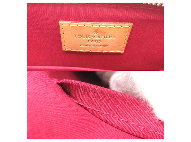 Borsa Louis Vuitton Alma BB Rosso - vista 7