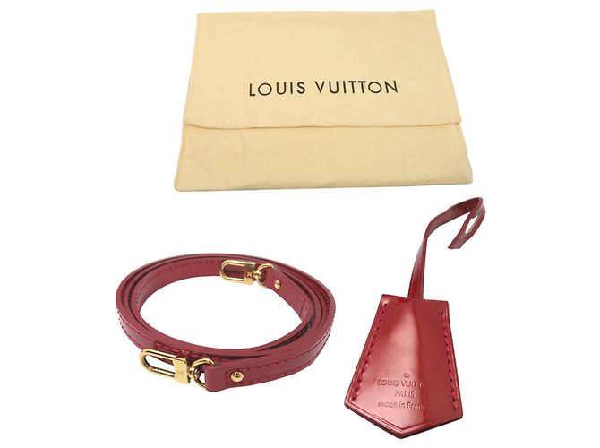 Borsa Louis Vuitton Alma BB Rosso - vista 9