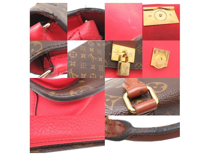 Borsa da donna Louis Vuitton Vaugirard PM Marrone Rosso - vista 10