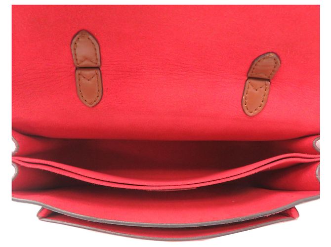 Borsa da donna Louis Vuitton Vaugirard PM Marrone Rosso - vista 6