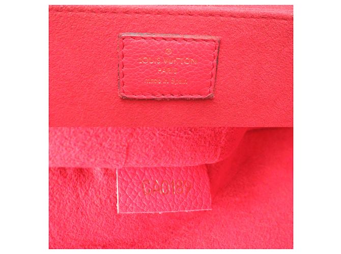 Borsa da donna Louis Vuitton Vaugirard PM Marrone Rosso - vista 7