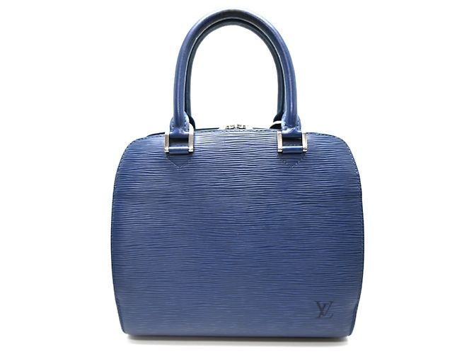 Borsa Louis Vuitton Pont Neuf Blu - vista 2