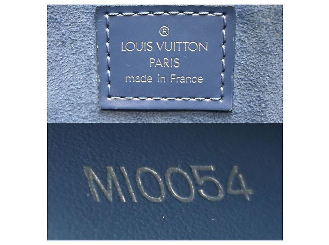 Borsa Louis Vuitton Pont Neuf Blu - vista 8