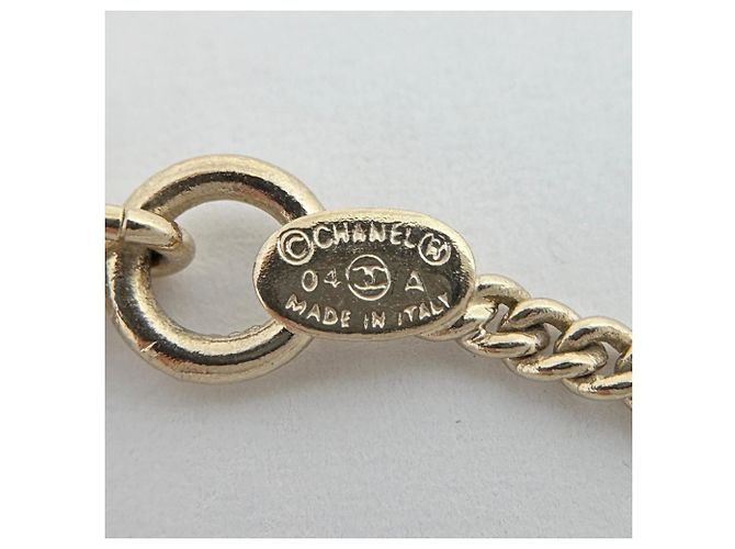 Timeless Collana Chanel Coco Mark in strass con placcatura dorata D'oro - vista 4