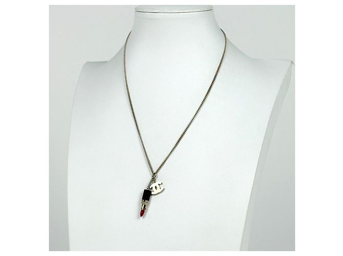 Timeless Collana Chanel Coco Mark in strass con placcatura dorata D'oro - vista 5