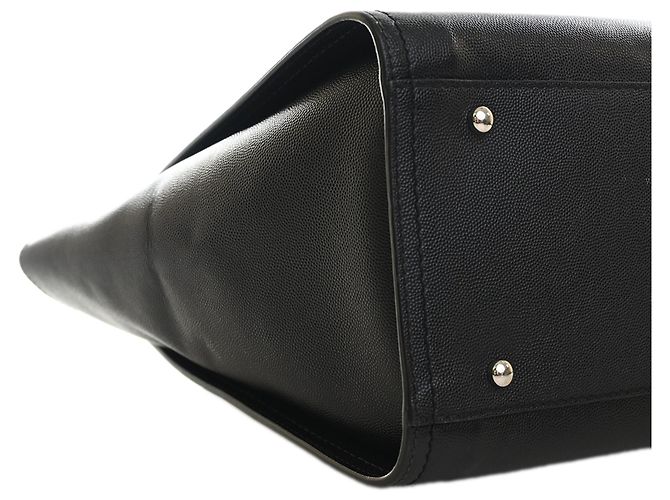 Tote Deauville Chanel Black Small Caviar Studded Nero - vista 10