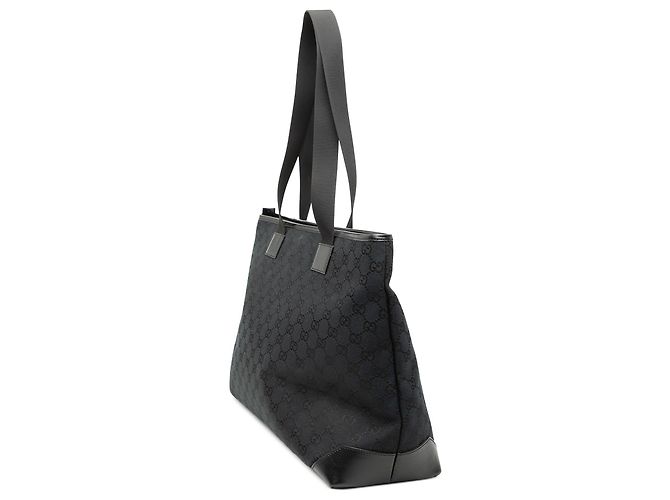 Tote in tela GG nera Gucci Nero - vista 2