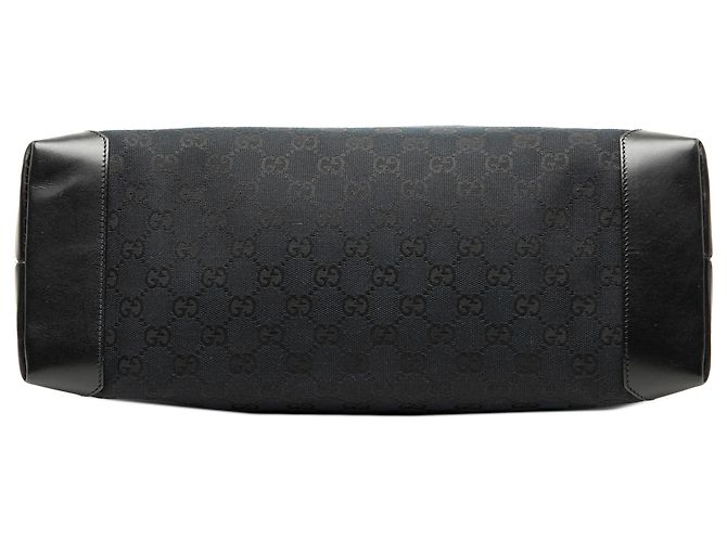 Tote in tela GG nera Gucci Nero - vista 3