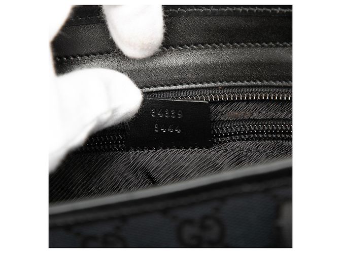 Tote in tela GG nera Gucci Nero - vista 6