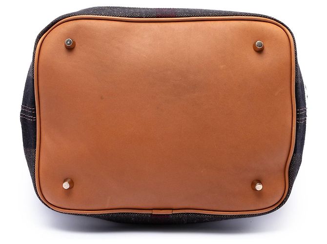 Borsa a secchiello Ashby in tela Mega Check marrone e pelle di vitello granulata Burberry, misura Medium Marrone chiaro - vista 3