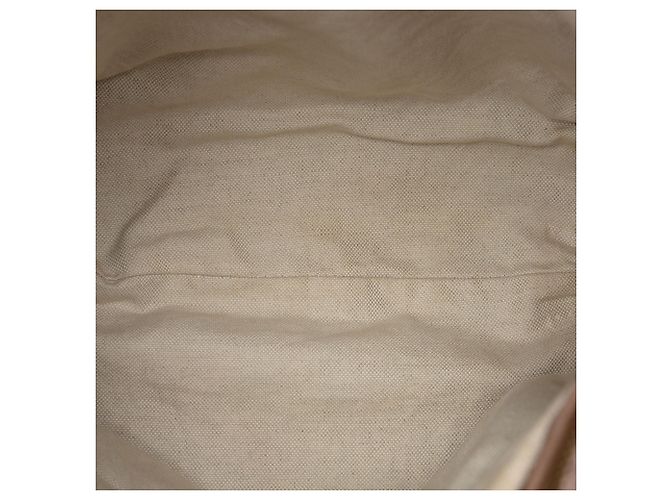 Borsa Satchel Gucci Beige Medium GG Canvas - vista 4
