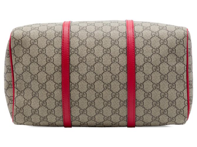 Borsa Boston Gucci Beige Medium GG Supreme Nice - vista 3
