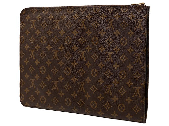 Louis Vuitton Braun Monogram Poche Documents Portfolio - Ansicht 2