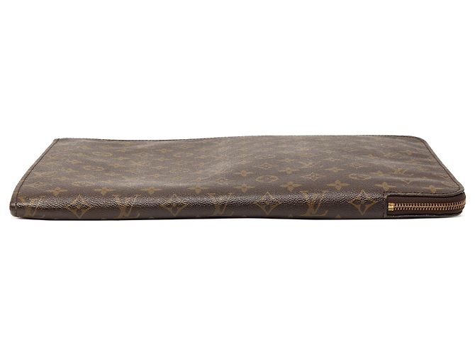Louis Vuitton Braun Monogram Poche Documents Portfolio - Ansicht 3