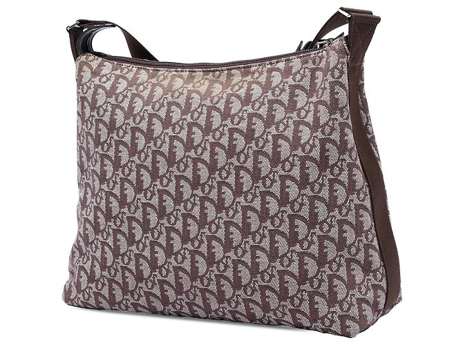 Dior Marrone Diorissimo Trotter Canvas Crossbody - vista 2