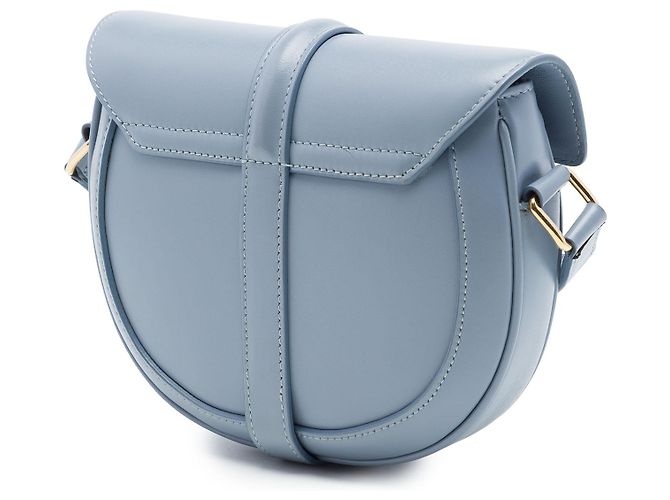 Céline Celine Besace 16 in pelle di vitello blu Small Blu chiaro - vista 2