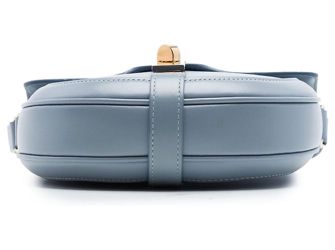 Céline Celine Besace 16 in pelle di vitello blu Small Blu chiaro - vista 3