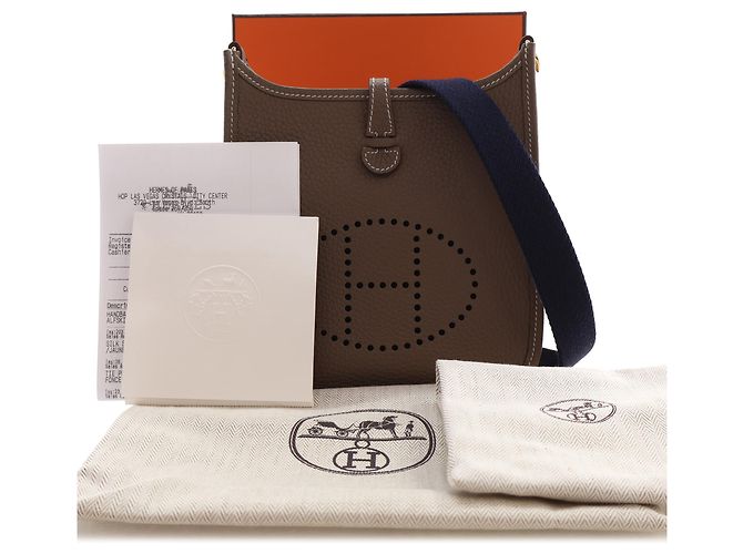 Hermès Brown Clemence Evelyne I 16 Amazone Marrone - vista 15