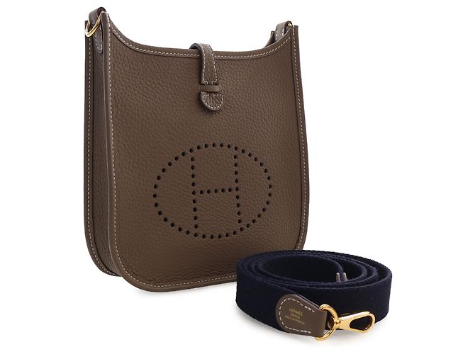 Hermès Brown Clemence Evelyne I 16 Amazone Marrone - vista 7