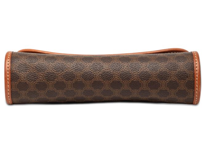 Céline Clutch de lona revestida Celine Marrón Macadam Castaño - vista 3