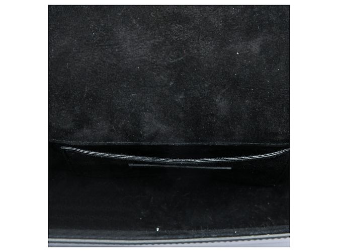 Borsa a tracolla Saint Laurent Black Small Patent Monogram Universite Nero - vista 4