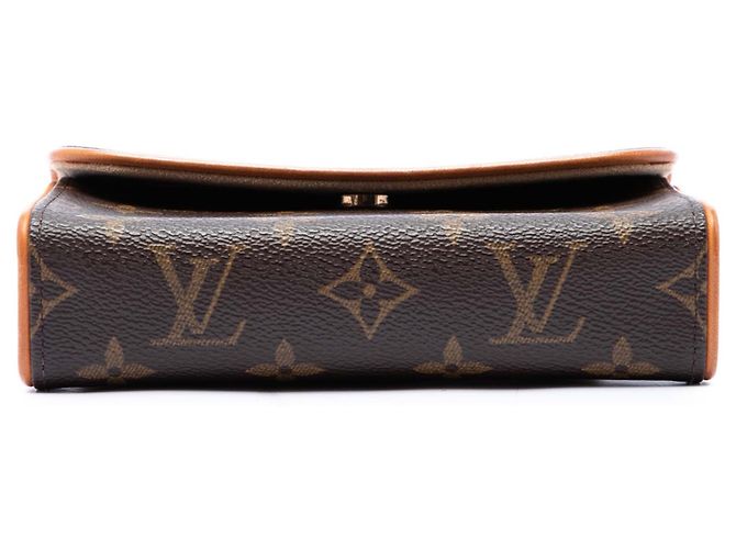 Louis Vuitton Pochette Florentine Monogram marrone - vista 3