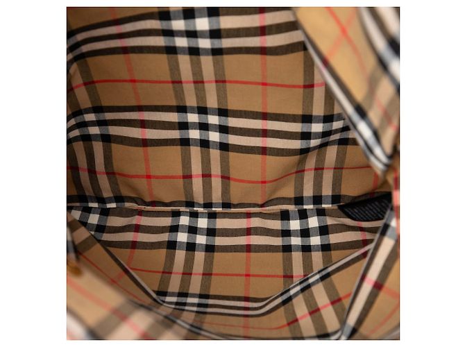Burberry Beige House Check Canvas Rainbow Tote - Ansicht 4