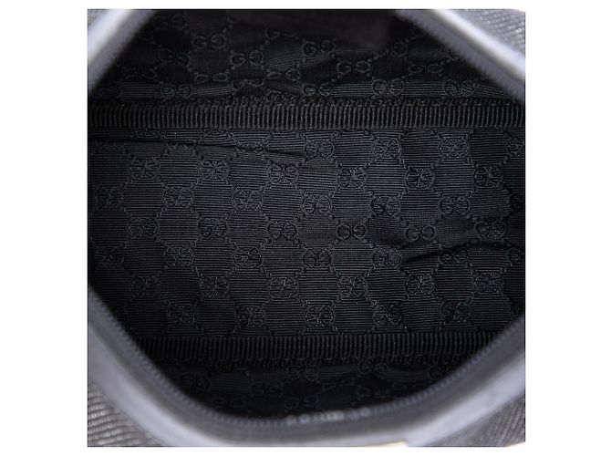 Borsa a tracolla Gucci in denim nero Web - vista 4