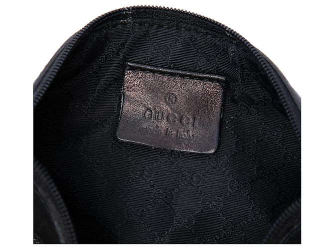 Borsa a tracolla Gucci in denim nero Web - vista 5