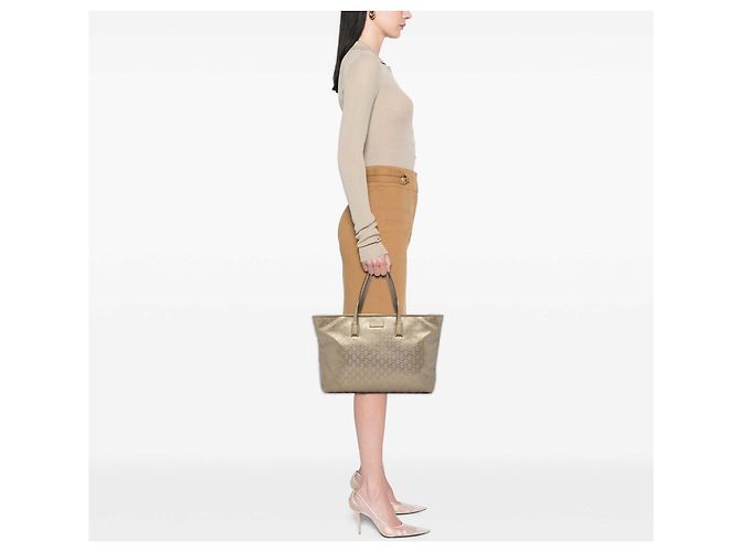 Gucci Gold Large GG Imprime Tote Golden - Ansicht 5