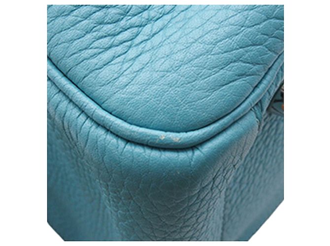 Hermès Blue Clemence Lindy 30 Blu chiaro - vista 13