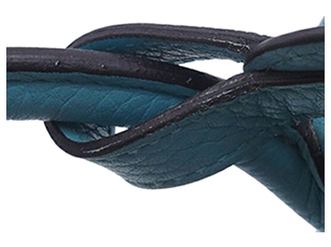 Hermès Blue Clemence Lindy 30 Blu chiaro - vista 15