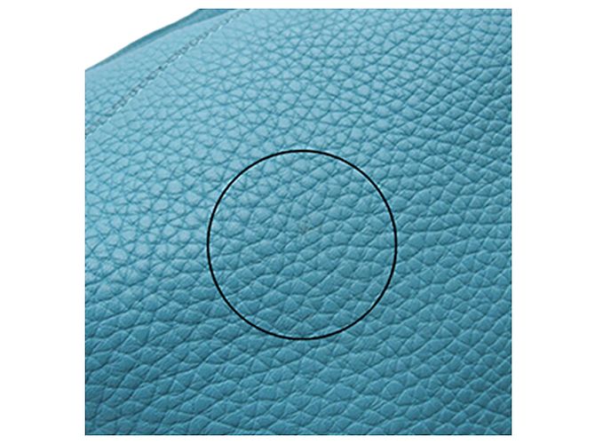 Hermès Blue Clemence Lindy 30 Blu chiaro - vista 7
