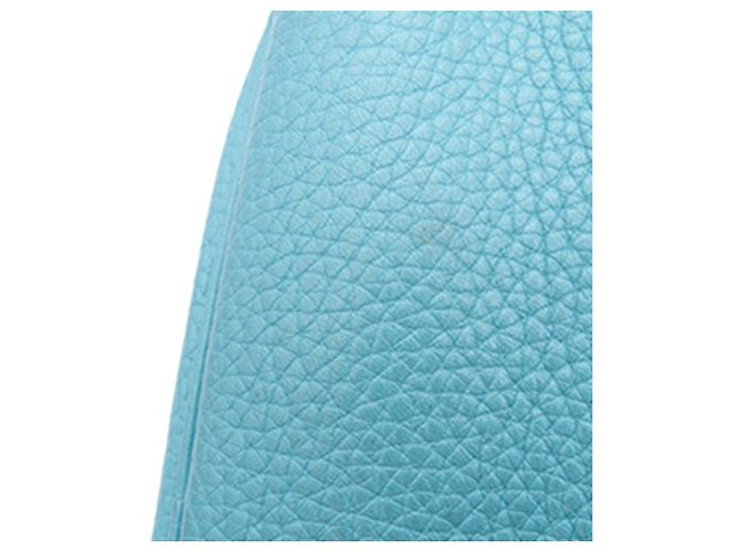 Hermès Blue Clemence Lindy 30 Blu chiaro - vista 9