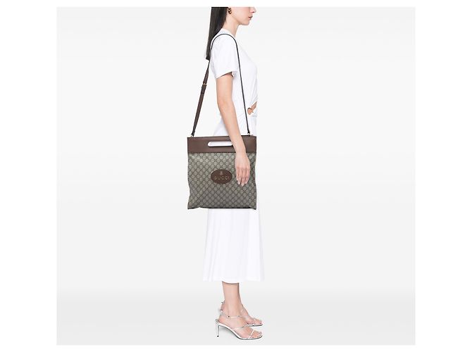 Tote Soft Neo Vintage GG Supreme beige Gucci - vista 5