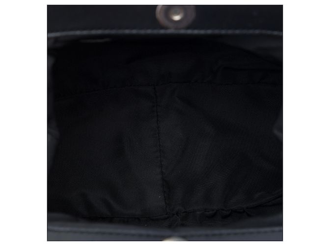 Abendtasche Prada Black Beaded Tessuto Evening Bear Frame Handbag Schwarz - Ansicht 5