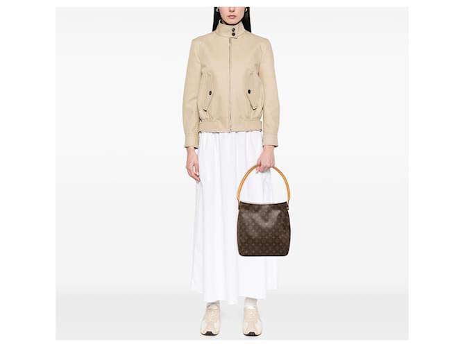 Louis Vuitton Marrone Monogram Looping GM - vista 7