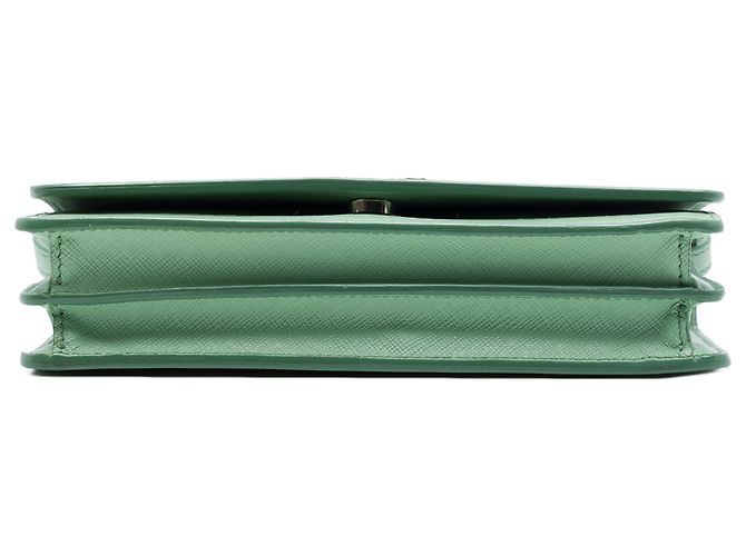 Cartera con correa de Saffiano verde de Prada Verde claro - vista 3