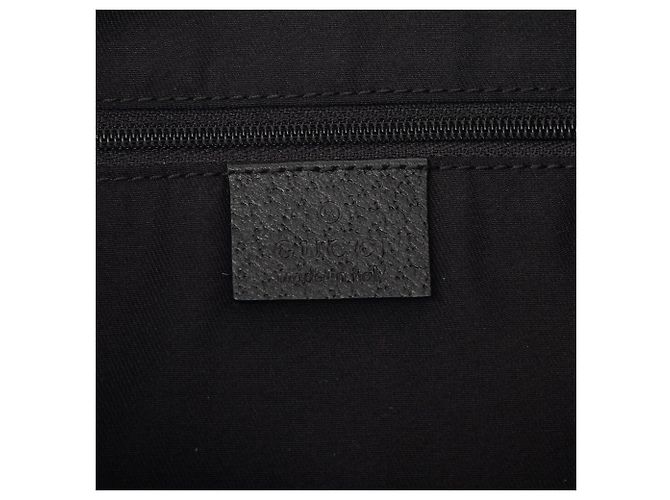 Borsa a tracolla Gucci Black GG Canvas Abbey D Ring Nero - vista 5