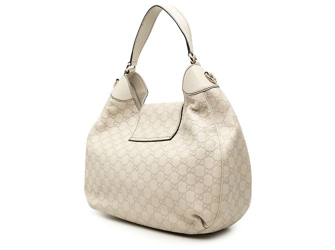 Borsa Gucci Brown Medium Guccissima Emily Flap Satchel Marrone Beige - vista 2