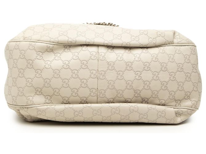 Borsa Gucci Brown Medium Guccissima Emily Flap Satchel Marrone Beige - vista 3