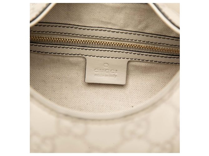 Borsa Gucci Brown Medium Guccissima Emily Flap Satchel Marrone Beige - vista 5