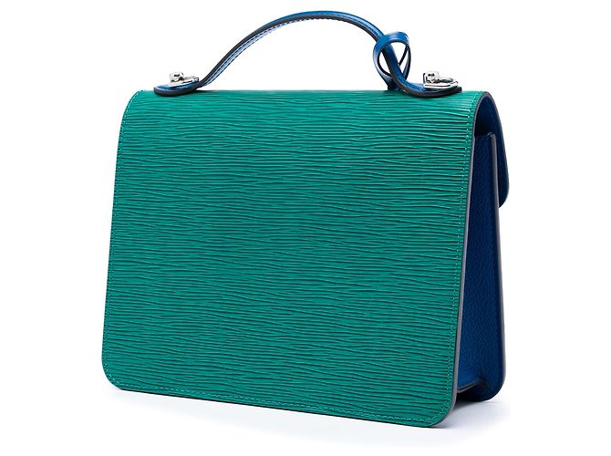 Louis Vuitton Green Multicolor Epi Neo Monceau - vista 2