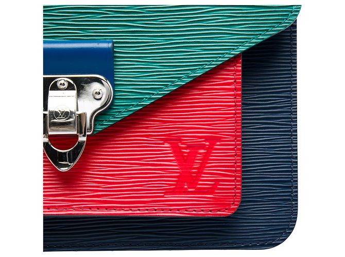 Louis Vuitton Green Multicolor Epi Neo Monceau - vista 5