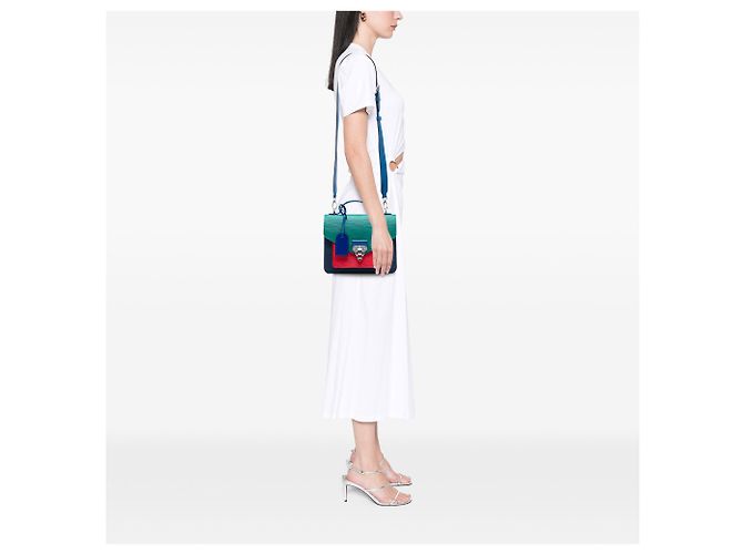 Louis Vuitton Green Multicolor Epi Neo Monceau - vista 6