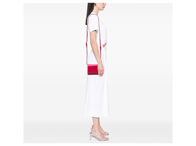 Prada Pink Box Calf Crossbody Rosa - vista 6